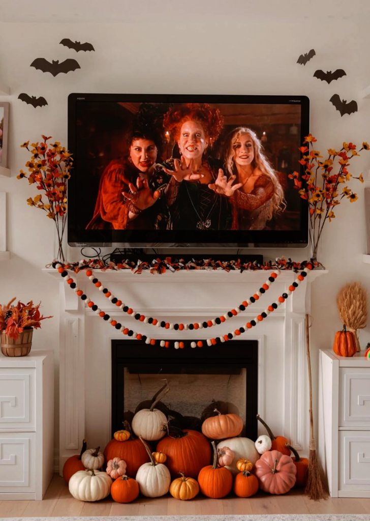 Fall Mantel Decor